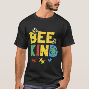 Camiseta Autismo-Seja Gentil Conscientização do Autismo Qu
