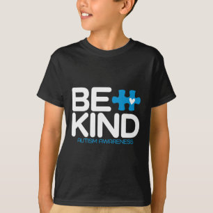 Camiseta Autismo Seja gentil Mulheres Homens Crianças Serem