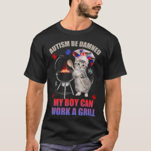 Camiseta Autismo Seja Maldito Meu Filho Pode Trabalhar Um C