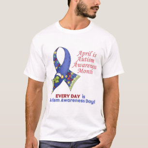 Camiseta Autismo Sensibilização Abril e Todos os Dias