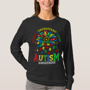 Camiseta Autismo Sensibilização Aceita Compreender Autismo