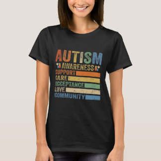 Camiseta Autismo Sensibilização Aceitação de Cuidados de Sa