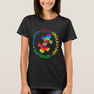Camiseta Autismo Sensibilização Aceite Adaptar Advocate Aut