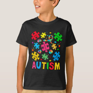 Camiseta Autismo Sensibilização Aceite Adaptar Advocate Aut