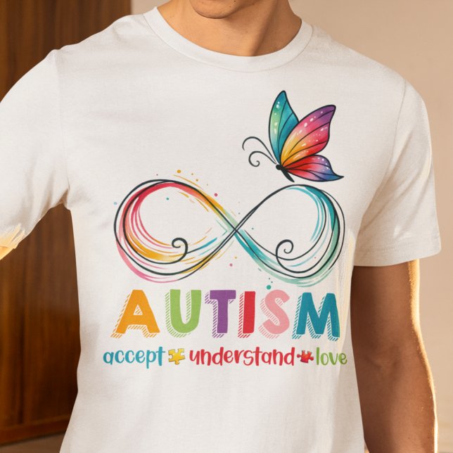 Camiseta Autismo Sensibilização Aceite Compreender Amor (Criador carregado)