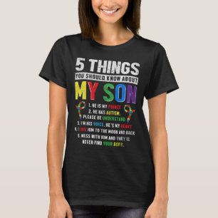 Camiseta Autismo Sensibilização Apoio a Crianças Autistas F