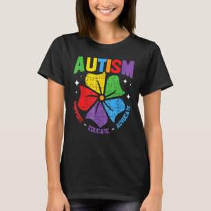 Camiseta Autismo Sensibilização Apoio A Mulheres Pais Da Mã