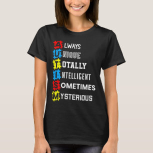 Camiseta Autismo Sensibilização Asd Autismo Distúrbio do Es