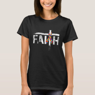 Camiseta Autismo Sensibilização Autismo Fé Fita Fita Fita Q