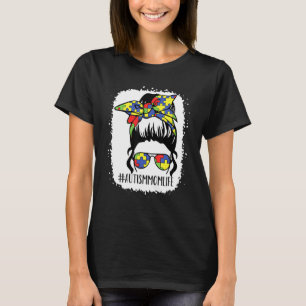 Camiseta Autismo Sensibilização Autismo Mãe Cabelo Mensagei