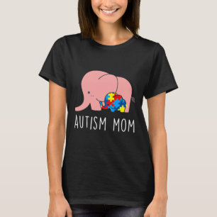 Camiseta Autismo Sensibilização Autismo Mãe Elefante