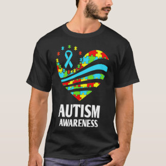Camiseta Autismo Sensibilização Cardíaca Apoio Autista Mês 