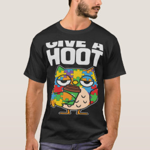 Camiseta Autismo Sensibilização Coruja Dá Um Autismo De Sup