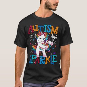 Camiseta Autismo Sensibilização Crianças Unicórnio Para Aut
