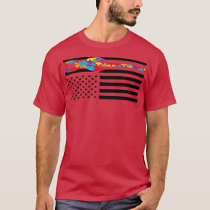 Camiseta Autismo Sensibilização Dia de Presente Quebra-cabe