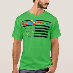 Camiseta Autismo Sensibilização Dia de Presente Quebra-cabe