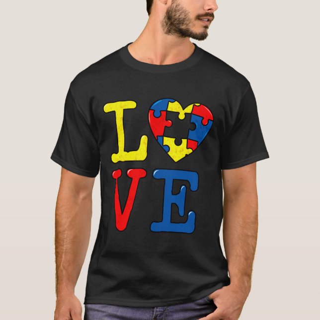 Camiseta Autismo Sensibilização Dia do Amor (Frente)
