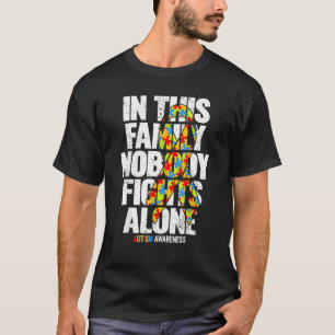 Camiseta Autismo Sensibilização Familiar Suporte à Mãe Auti