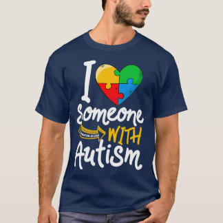 Camiseta Autismo Sensibilização Filha de Direito Eu Amo Alg