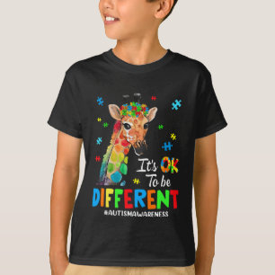 Camiseta Autismo Sensibilização Girafa As Mulheres Sabem Qu