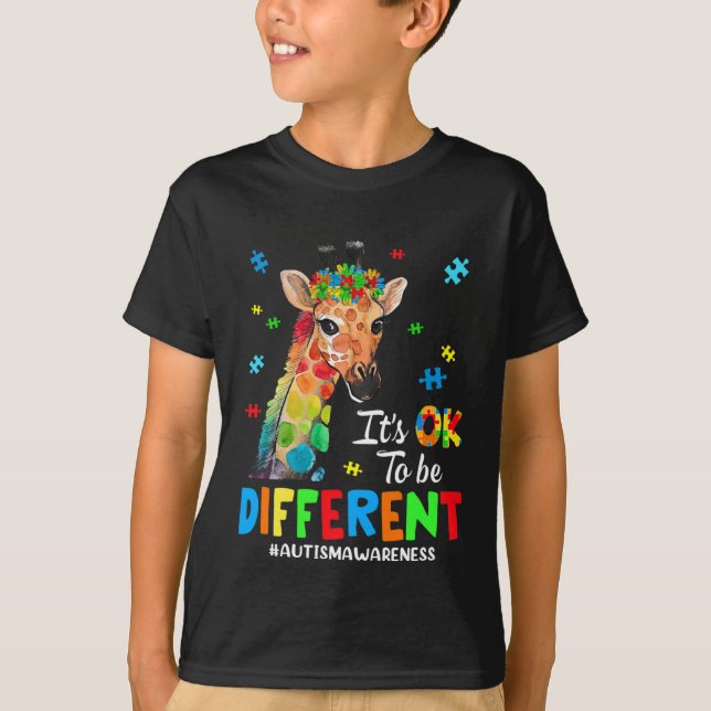 Camiseta Autismo Sensibilização Girafa As Mulheres Sabem Qu (Frente)