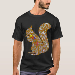 Camiseta Autismo Sensibilização Grande Esquilo Irmão