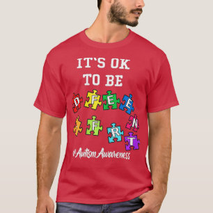 Camiseta Autismo Sensibilização Homens Crianças Está Tudo B