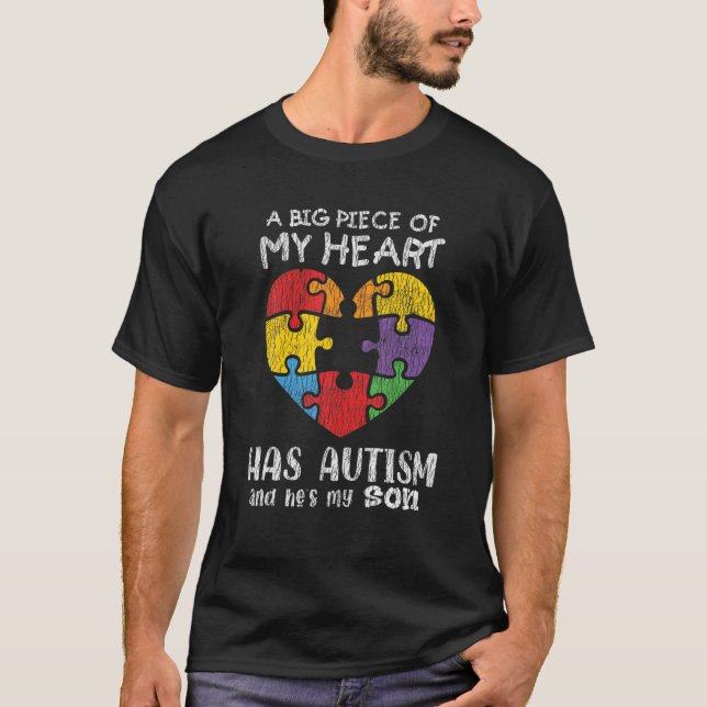 Camiseta Autismo Sensibilização Mãe Pais Pais Autistas Cria (Frente)