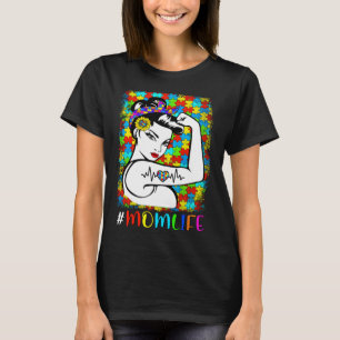 Camiseta Autismo Sensibilização MOM LIFE Guerreiro Autista