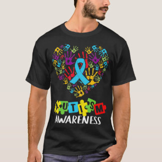 Camiseta Autismo Sensibilização Mulheres no Teto Apoiam Aut