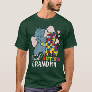 Camiseta Autismo Sensibilização Orgulha Autismo Avó Elepha