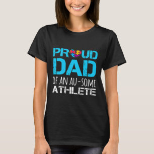 Camiseta Autismo Sensibilização Orgulhosa Autismo Pai Autis
