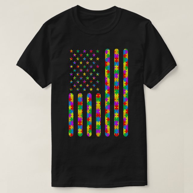 Camiseta Autismo Sensibilização para a educação especial de (Frente do Design)