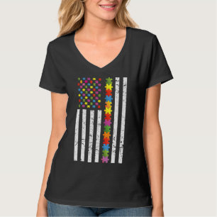 Camiseta Autismo Sensibilização Para Nós Sinalizador Quebra