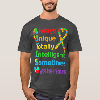 Camiseta Autismo Sensibilização para o Orgulho do Pai da Mã