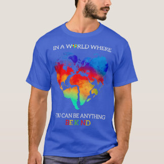 Camiseta Autismo Sensibilização Seja Professores Bonitos