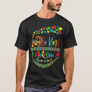 Camiseta Autismo Sensibilização Seja Um Tipo De Quebra-cabe