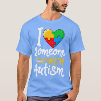 Camiseta Autismo Sensibilização Sobrinho Engraçado Eu Amo A