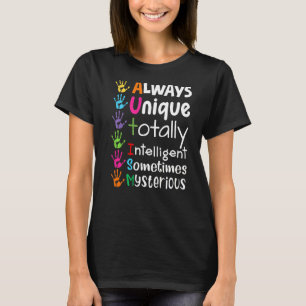 Camiseta Autismo Sensibilização Suporta Crianças Autismo Pa