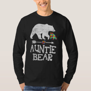 Camiseta Autismo Sensibilização Urso de Tempos Suporte a Ad