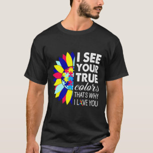 Camiseta Autismo Sensibilização Verdadeiras Cores Autismo Q