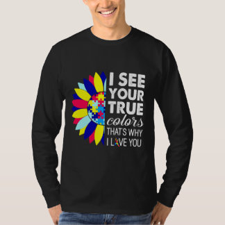Camiseta Autismo Sensibilização Verdadeiras Cores Autismo Q
