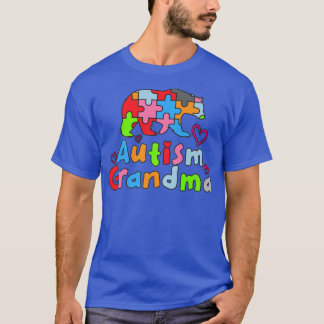 Camiseta Autismo Sensibilização Vovó Urso Premium