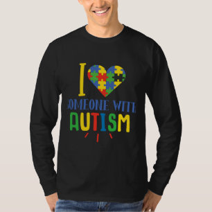 Camiseta Autismo - Símbolo de fita Quebra-cabeça Ideia de a