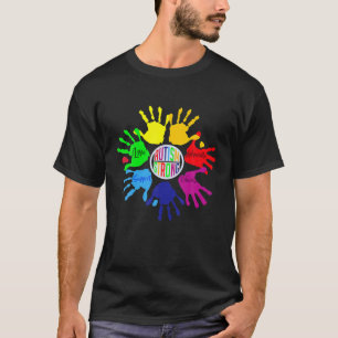 Camiseta Autismo Sinal de Consciência Linguagem Quebra-cab