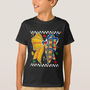 Camiseta Autismo Softll Coquette Laço Conscientização do Au