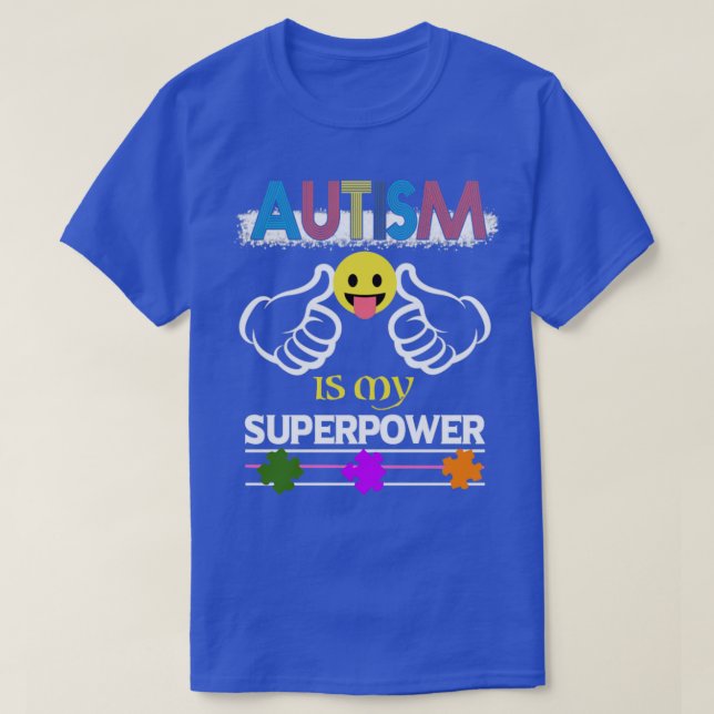 Camiseta Autismo Speaks (Frente do Design)
