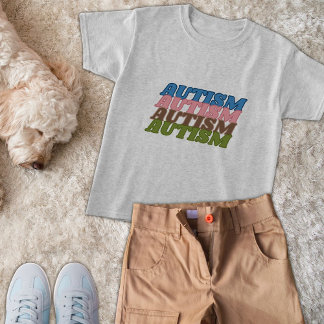 Camiseta Autismo Spectrum Disorder divertido colorido