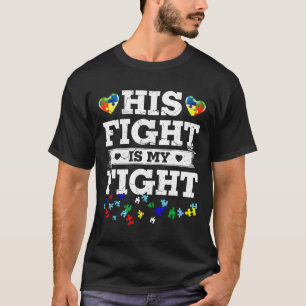 Camiseta Autismo-Sua Luta É A Minha Luta Contra A Consciênc