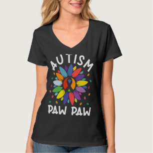 Camiseta Autismo Sunflower Autismo Dia de Consciência Corre
